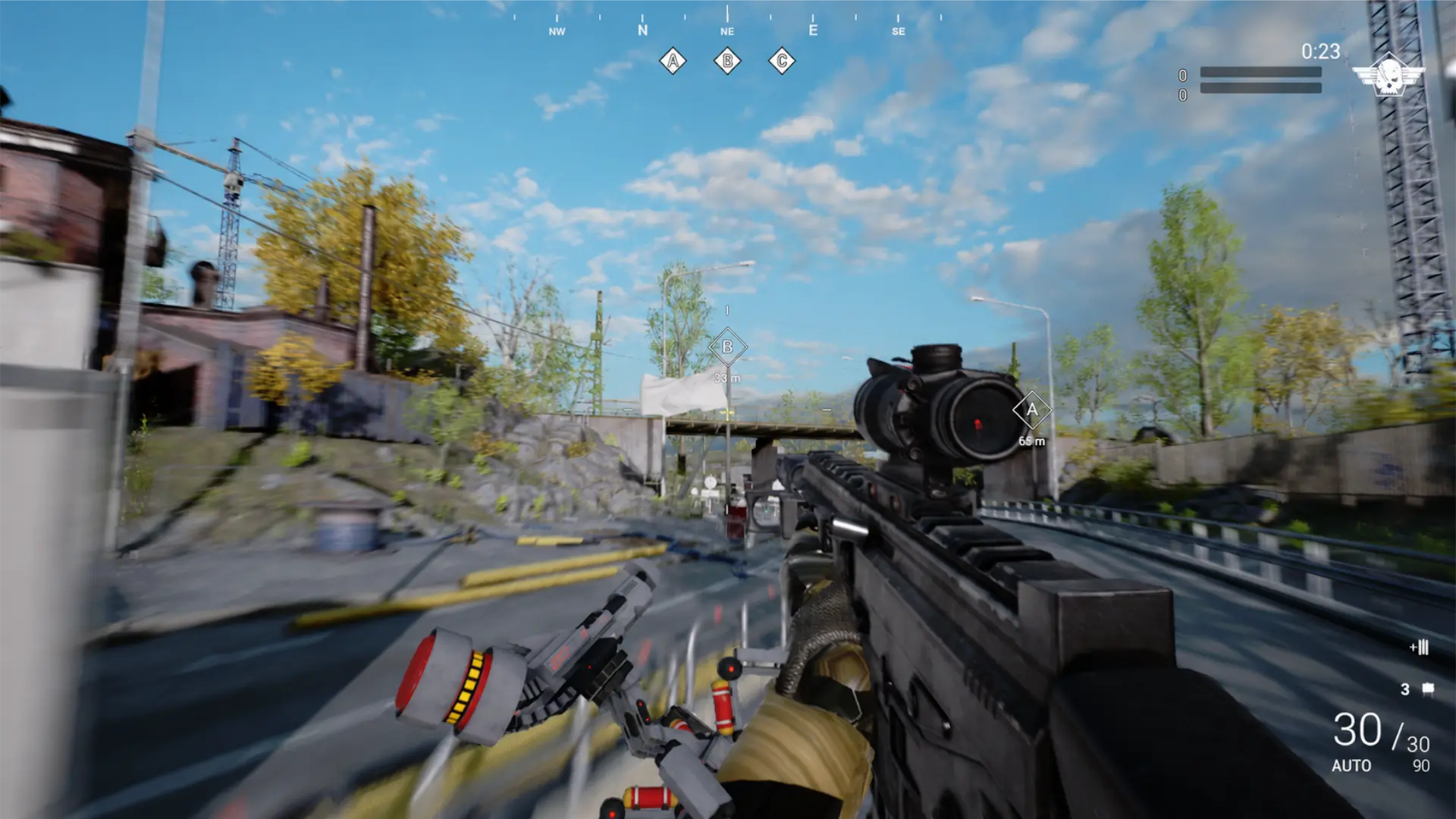 OBJECTIVE CONTROL gameplay capture in URBAN PERIMETER