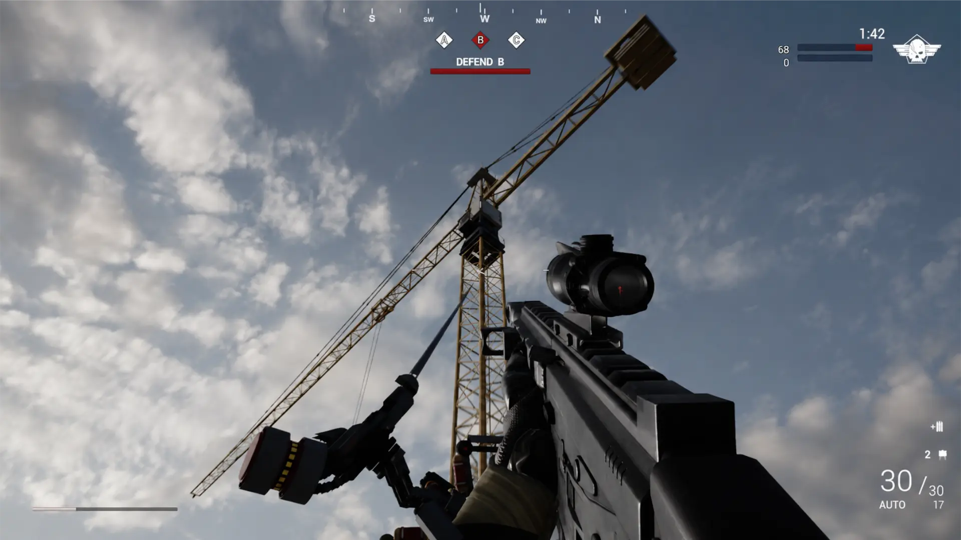 GRAPPLING HOOK gameplay capture in CRANE YARD