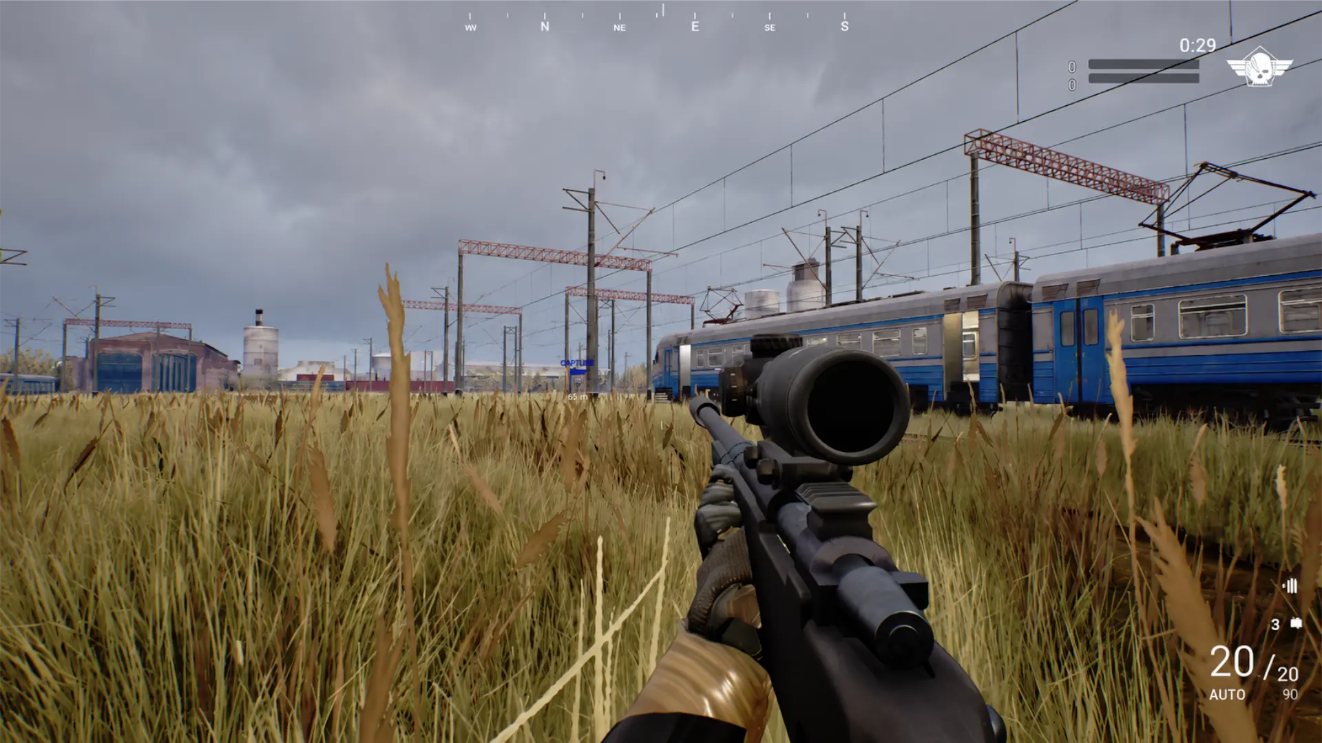 CAPTURE ZONES gameplay capture in RAIL YARD